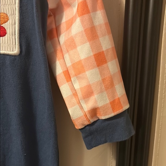 Cozy Blue and Orange One Piece - Picture 4 of 6